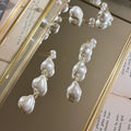 Faux Baroque Pearl Long Earring