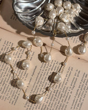 Load image into Gallery viewer, Faux Baroque Pearl Long Necklace
