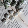 Faux Baroque Pearl Long Earring