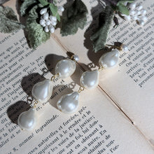 Load image into Gallery viewer, Faux Baroque Pearl Long Earring
