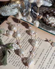 Load image into Gallery viewer, Faux Baroque Pearl Long Necklace
