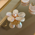 Baroque Pearl Flower Brooch