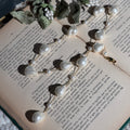 Faux Baroque Pearl Long Necklace