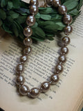 Vintage Style Glass Pearl Necklace