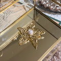 Pearl Starfish Brooch