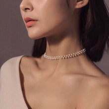Load image into Gallery viewer, Pearl Lace Adjustable Necklace
