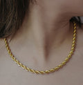 Round Swirl Chain Necklace