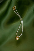 Folding Heart Pearl Necklace