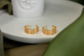 Bamboo Hoop Earring