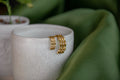 Bamboo Hoop Earring