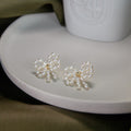 Pearl Bow Earring
