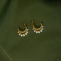 Pearl Beaded Hoop Earring