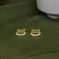 Pearl Beaded Hoop Earring