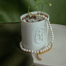 Load image into Gallery viewer, Pearl Necklace With Chain

