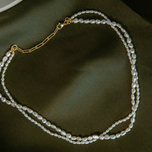 Load image into Gallery viewer, Thin Pearl Necklace
