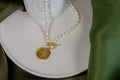 Voyage Coin Pearl Necklace