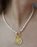 Voyage Coin Pearl Necklace