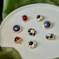 Twisty Enamel Earring