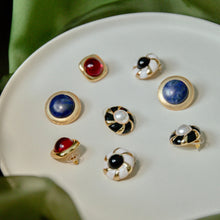 Load image into Gallery viewer, Twisty Enamel Earring
