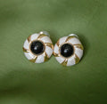 Twisty Enamel Earring