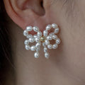 Pearl Bow Earring